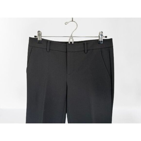 VINCE Strait Leg Trousers Preppy Gray Brown Pockets Size 4 - Picture 2 of 5